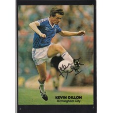 Autograph of Kevin Dillon the Birmingham City footballer.